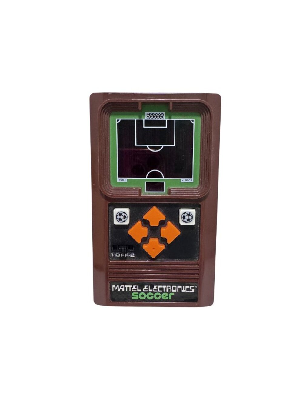 VTG 1978 Mattel Electronics Soccer Handheld Electronic Game Tested Works